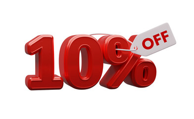 10% Discount with Sale Tag