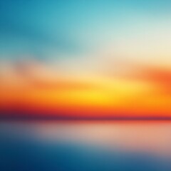 Fototapeta premium Gradient Background from Orange to Blue