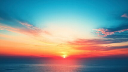 Obraz premium Gradient Background from Orange to Blue