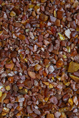 amber crumb pieces background texture