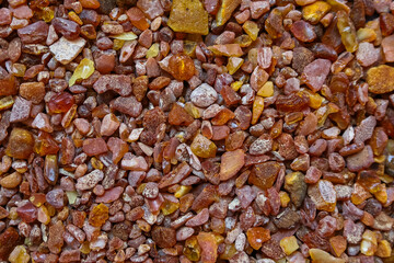 amber crumb pieces background texture