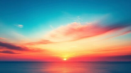 Obraz premium Gradient Background from Orange to Blue