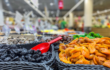 dried apricots and prunes 
