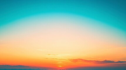 Gradient Background from Orange to Blue