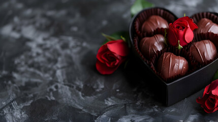 Luxury Valentine Chocolates Heart Shaped Gift