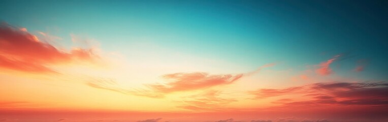 Obraz premium Gradient Background from Orange to Blue