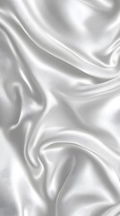 Fototapeta premium Gradient, Shapes, Waves, Silver and White, Abstract Image, Texture, Pattern Background, Wallpaper, Cover and Screen for Smartphone, PC, Laptop, 9:16 and 16:9 Format 