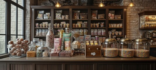 A classic candy shop interior