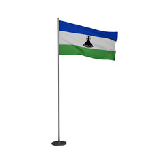 Lesotho Flag 3