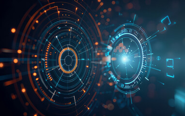 Obraz premium Abstract background of future technology