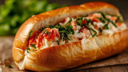 Lobster Roll Sandwich Industrial Setting Cool