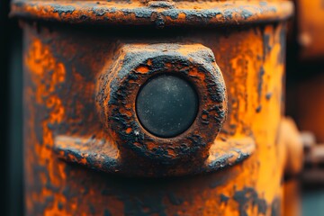 Rusty metal texture background, perfect for industrial and vintage designs.