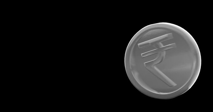 Silver Rupie Coins On Alpha Loop