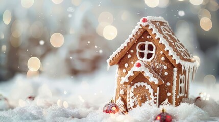 small christmas decoration house