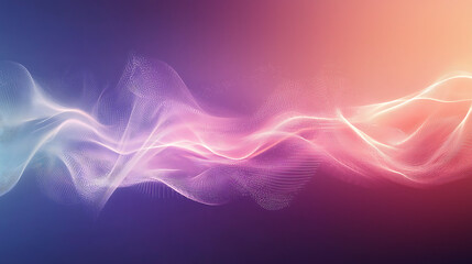 Colorful Light Waves Abstract Background