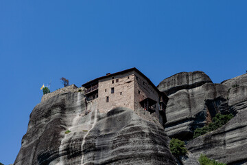 Eastern Orthodox monasteries on the Meteora rock formation, Trikala, Greece