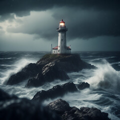 Obraz premium lighthouse on the coast