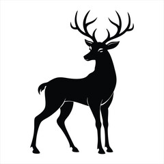 deer silhouette vector