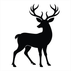 deer silhouette vector