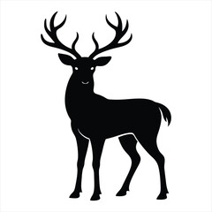 deer silhouette vector
