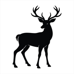 deer silhouette vector