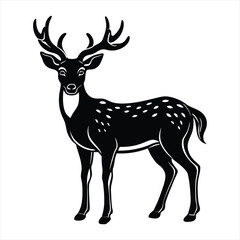 deer silhouette vector
