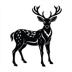 deer silhouette vector