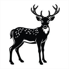 deer silhouette vector
