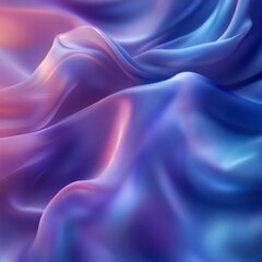 Obraz premium Smoky Blue Abstract Background with Fluid Shapes
