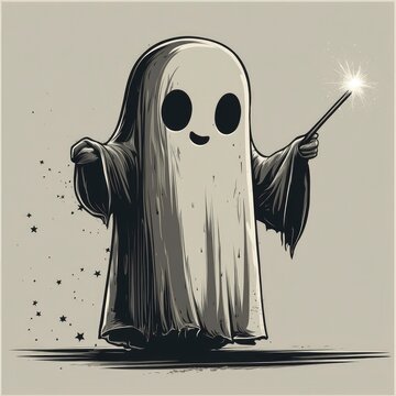 recommend clip art: Friendly Ghost with a Sparkler