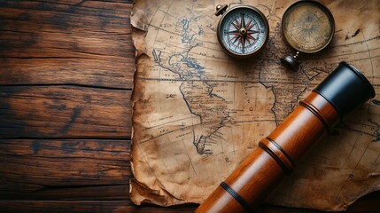 Retro Columbus day concept