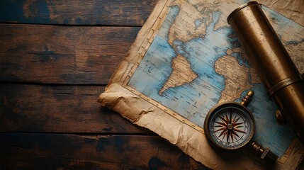 Retro Columbus day concept