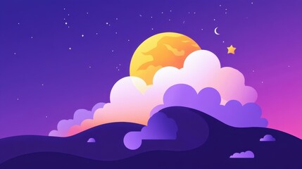 Dive into a vibrant flat design showcasing a global network, brimming with dynamic textures and playful aesthetics for a modern vibe.