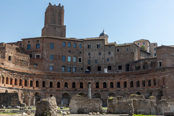 Trajan's Market in the Imperial Forum of Rome, Italy