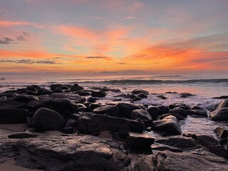 Sunrise of the Beach Tasmania