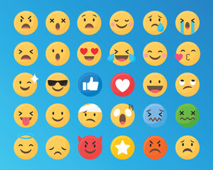 Social Media Emotion Premium Emoji Collection