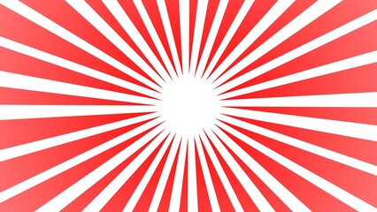 Abstract background with sunburst lighting gradient red