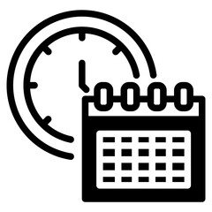 calendar and time icon