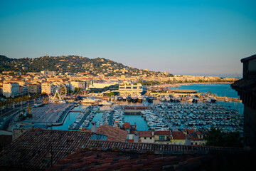 Sunset over Cannes - France