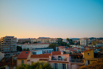 Sunset over Cannes - France