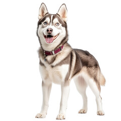 Fototapeta premium Smiling Siberian Husky Dog