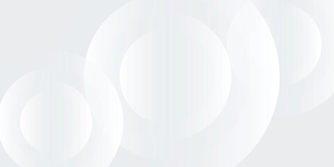 White abstract background with shapes.