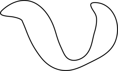 Line doodle, hand drawn style