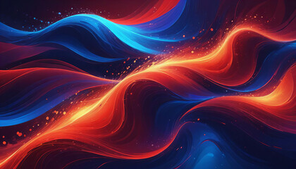 Obraz premium Cosmic Swirls of Light and Color in a Vast Galaxy