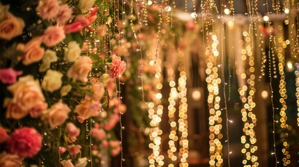 Floral Light Decor for Weddings
