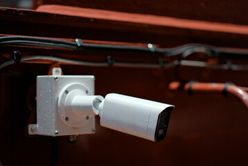 CCTV Cameras Network Surveillance System On Board New-Built Container Ship