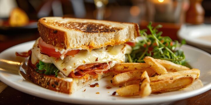 Zinker Club Featuring Cheese Sandwich