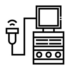 ultrasound Line Icon