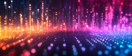 Obraz premium Abstract Colorful Bokeh Lights Background