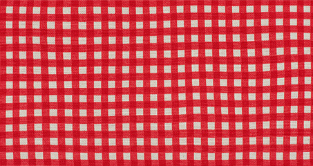 Checkered red and white tablecloth texture web size